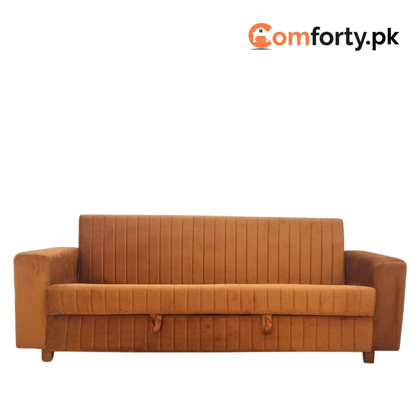 Final Sofa (5) Velvet Sofa Cum Bed Online in Lahore – Modern Design